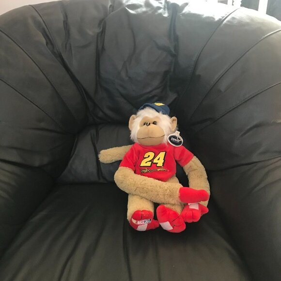 Nascar Jeff Gordon 24 Monkey Plush Stuffed Animal Soft Toy - Picture 2 of 4